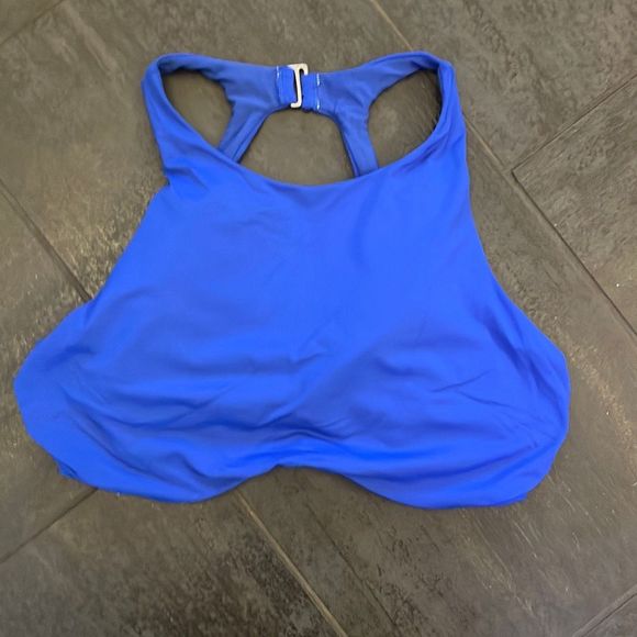 Athleta Other - Athleta Swim Built in Bra top Blue 36 D/DD